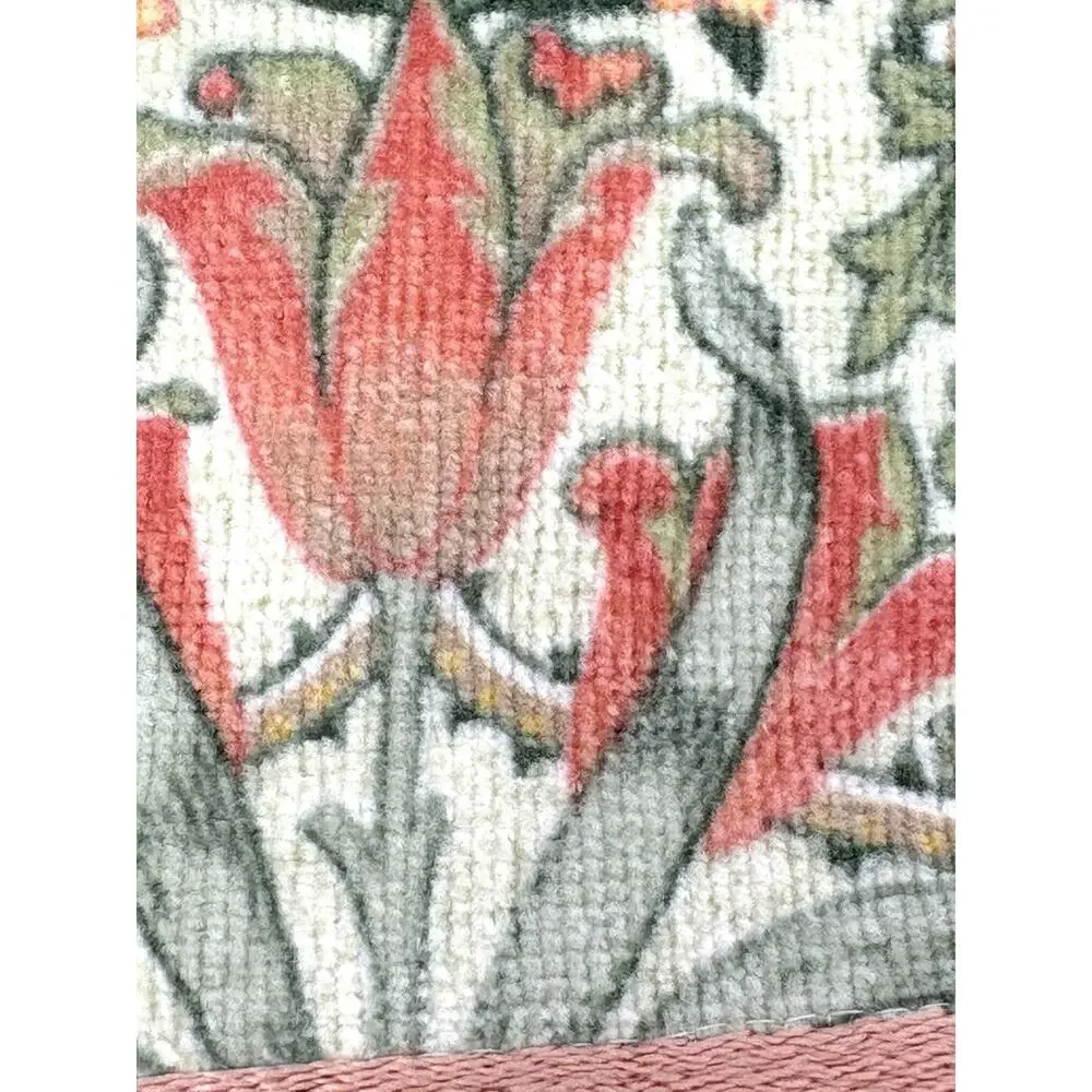 William Morris & Co Hand Towels Woodland Weeds Coral Velour NWT Set Of 2
